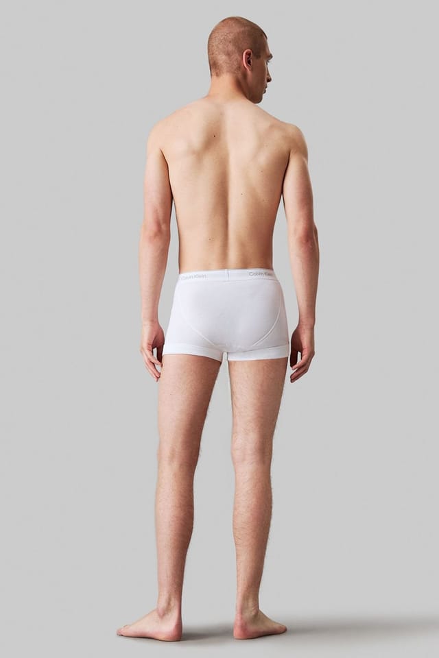 Calvin Klein Calvin Klein Men's Cotton Trunks 3 Pack - White - 3