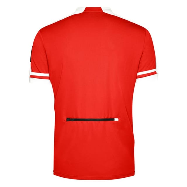 James and Nicholson James and Nicholson Men's Bike Half Zip T-Shirt in Red - 2