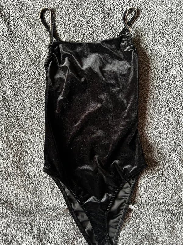 Bershka Bershka velvet bodysuit