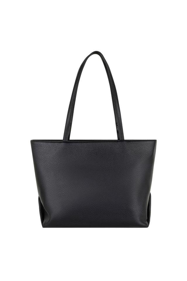 Valentino Valentino Women's Maiam 2 In 1 Tote With Raffia Detail Black - 2