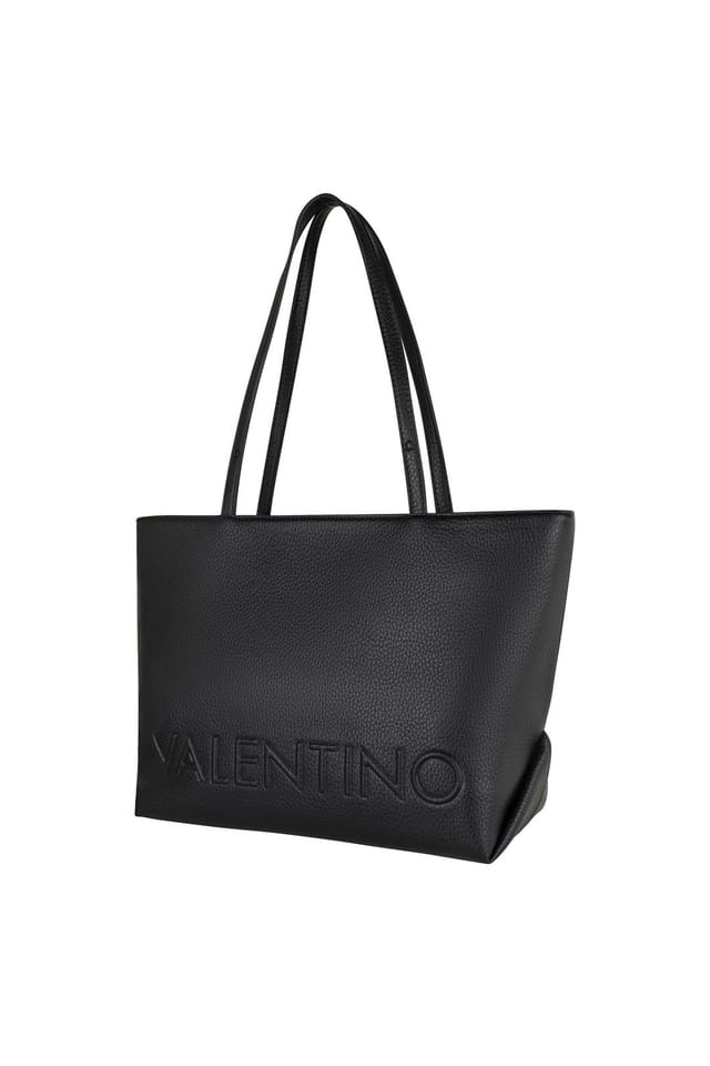 Valentino Valentino Women's Maiam 2 In 1 Tote With Raffia Detail Black - 3