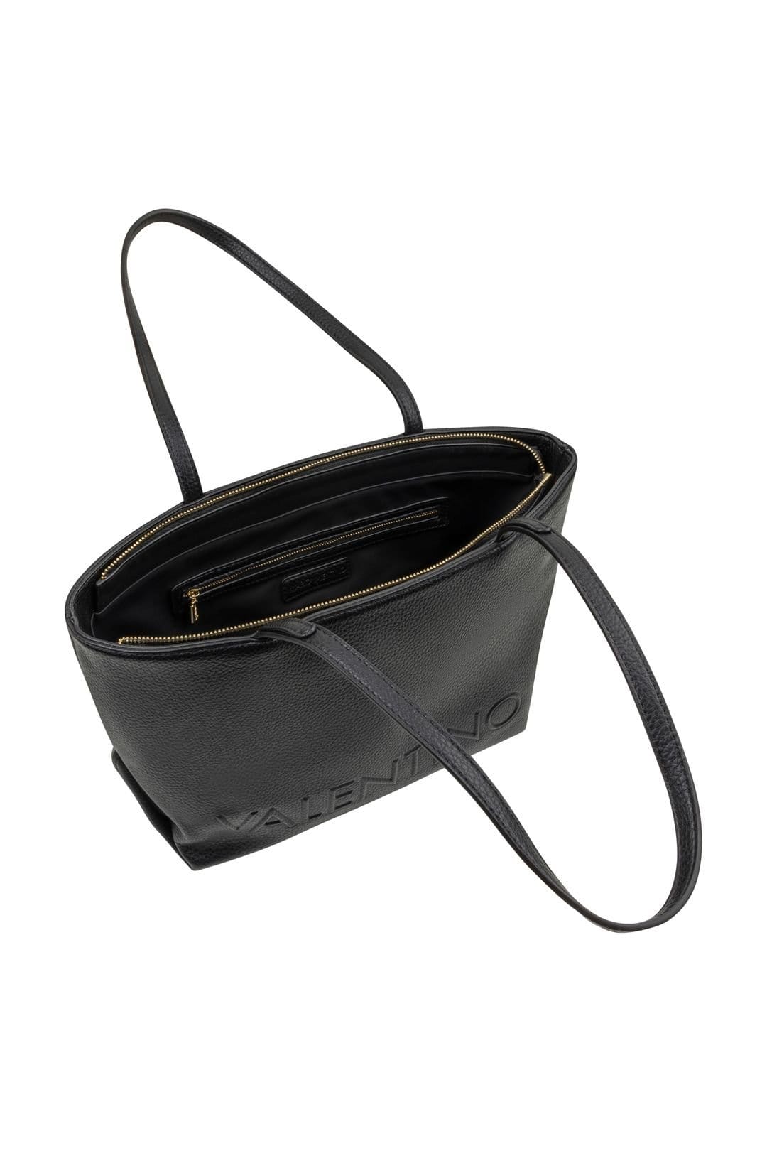 Valentino Valentino Women's Maiam 2 In 1 Tote With Raffia Detail Black - 4