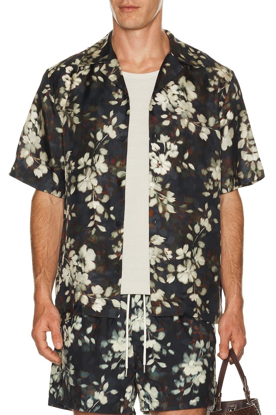 revolve Casper Printed Silk Shirt