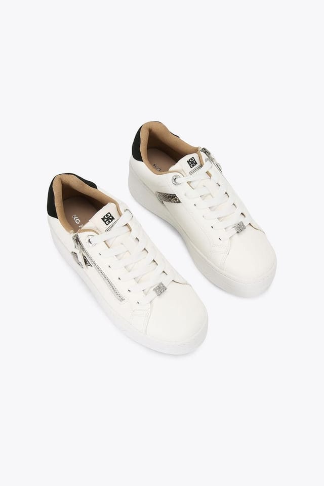 KG Kurt Geiger KG Kurt Geiger Women's 'Lottie Lace Up' Trainers in White - 2