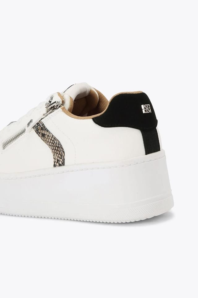KG Kurt Geiger KG Kurt Geiger Women's 'Lottie Lace Up' Trainers in White - 3