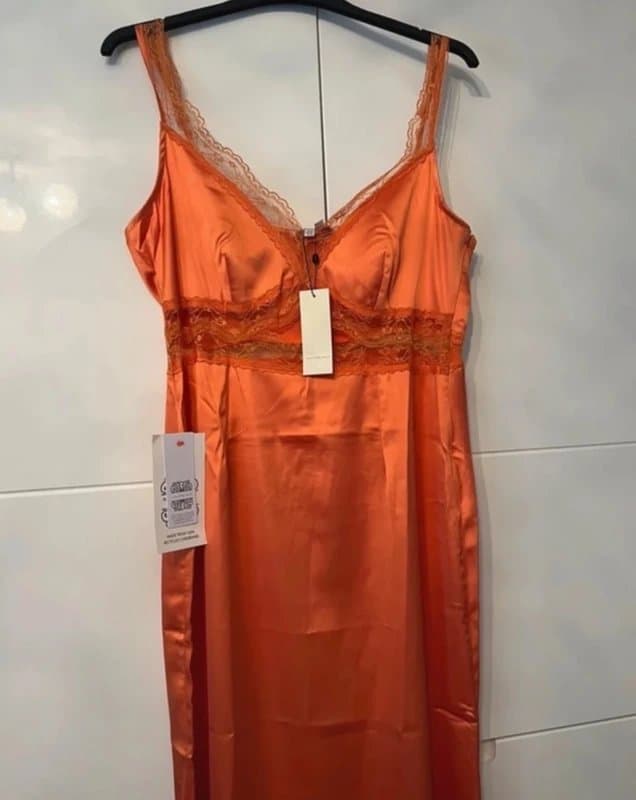Never Fully Dressed Never fully dressed orange lace cut out dress