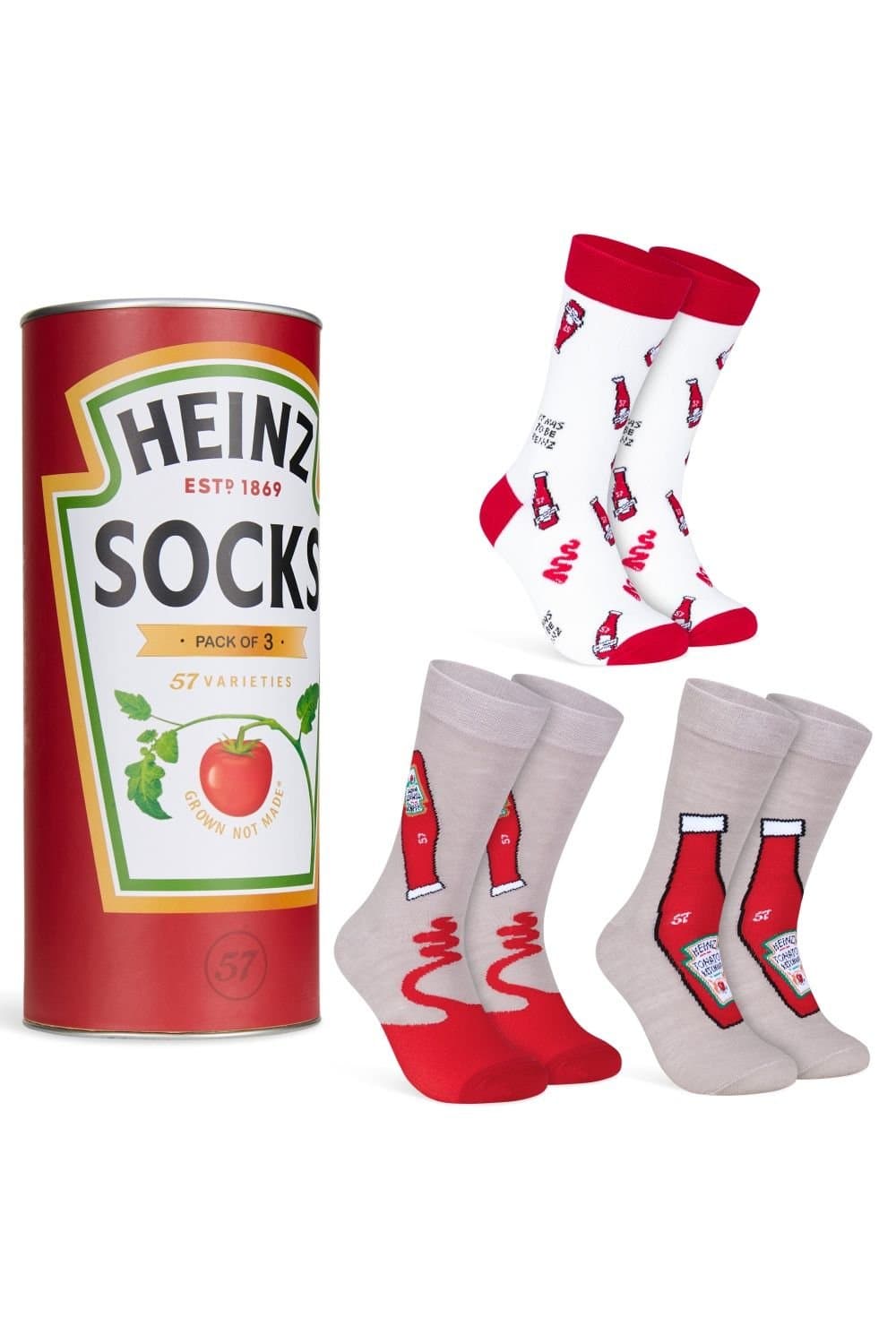 Heinz Heinz Men's Ketchup Pack Of 3 Socks