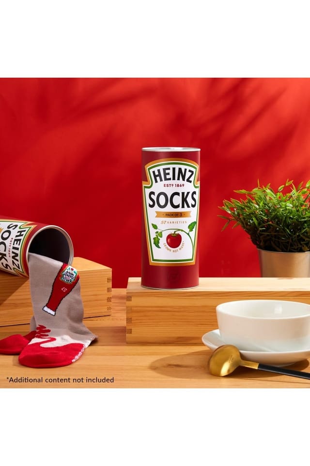 Heinz Heinz Men's Ketchup Pack Of 3 Socks - 2