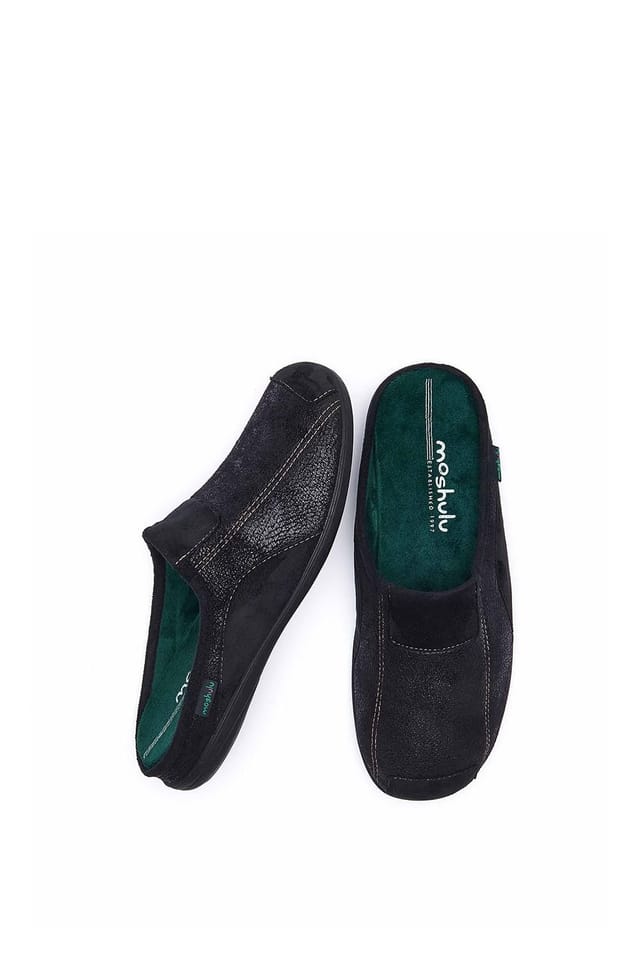 Moshulu Moshulu Men's 'Jakarta 2' Slip On Slippers in Black - 2
