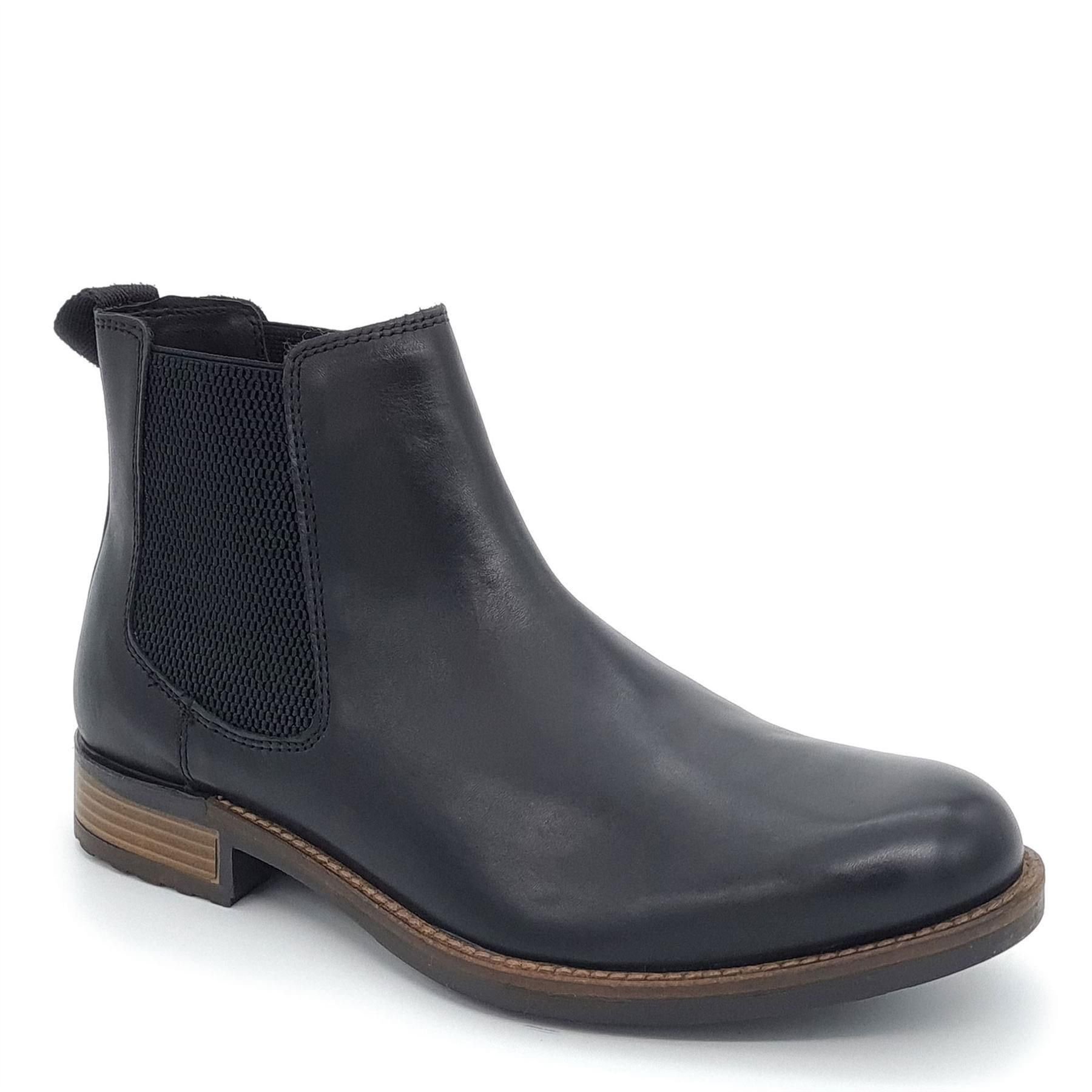 HX London HX London Men's Hampton Leather Chelsea Boots in Black - 2
