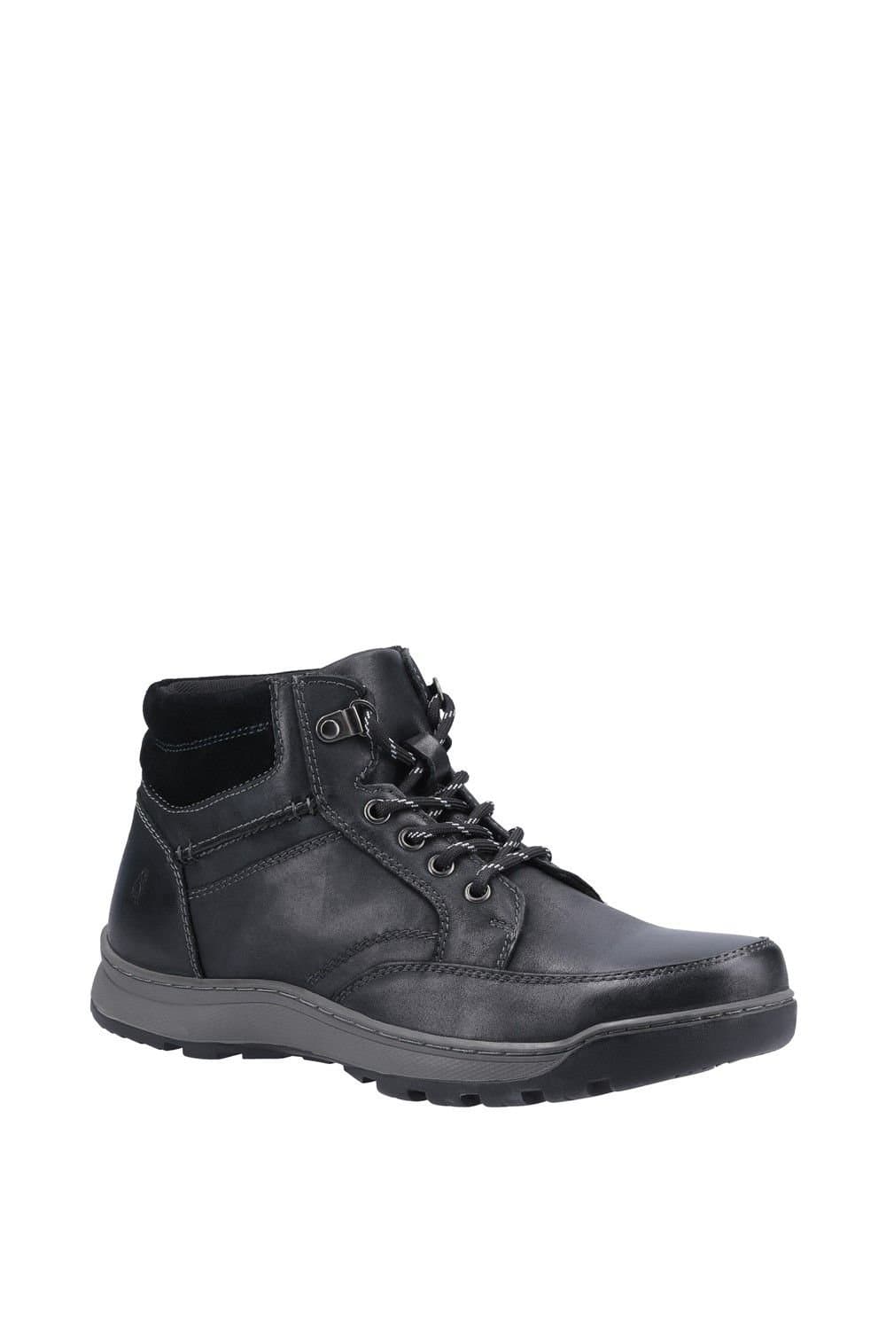 Hush Puppies Hush Puppies Men's 'Grover' Leather Boots in Black