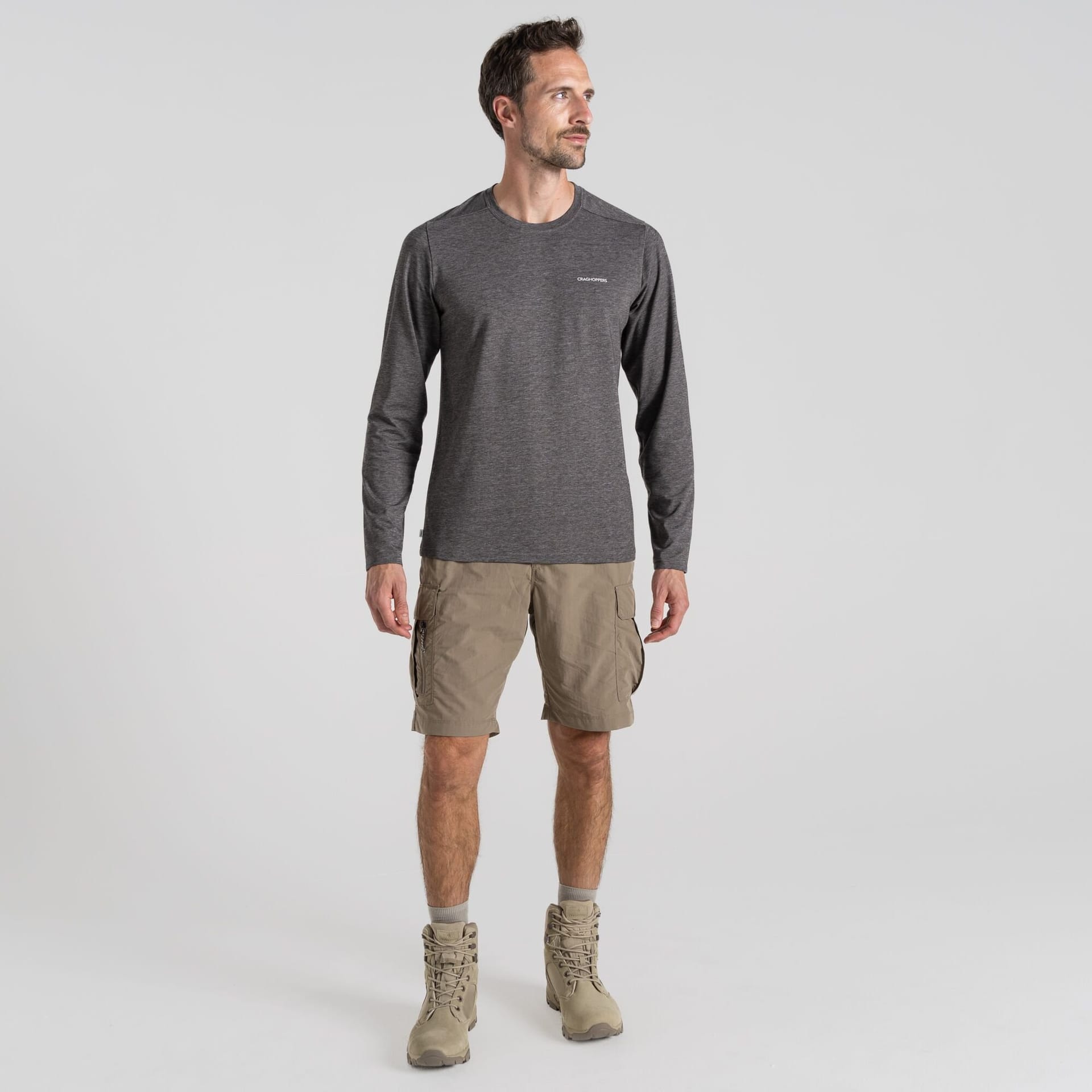 Craghoppers Craghoppers Men's NosiLife' Cargo Short in Light Beige - 4