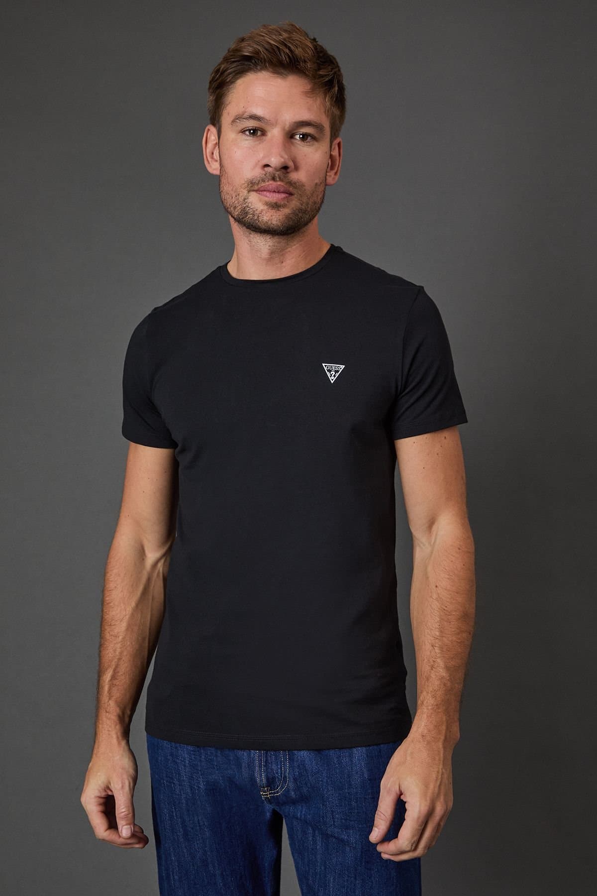 Guess Guess Men's Caleb 2 Pack T-Shirts Black