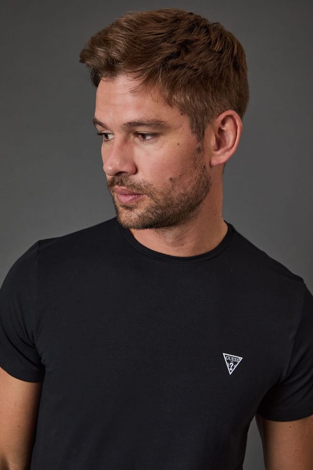 Guess Guess Men's Caleb 2 Pack T-Shirts Black - 2