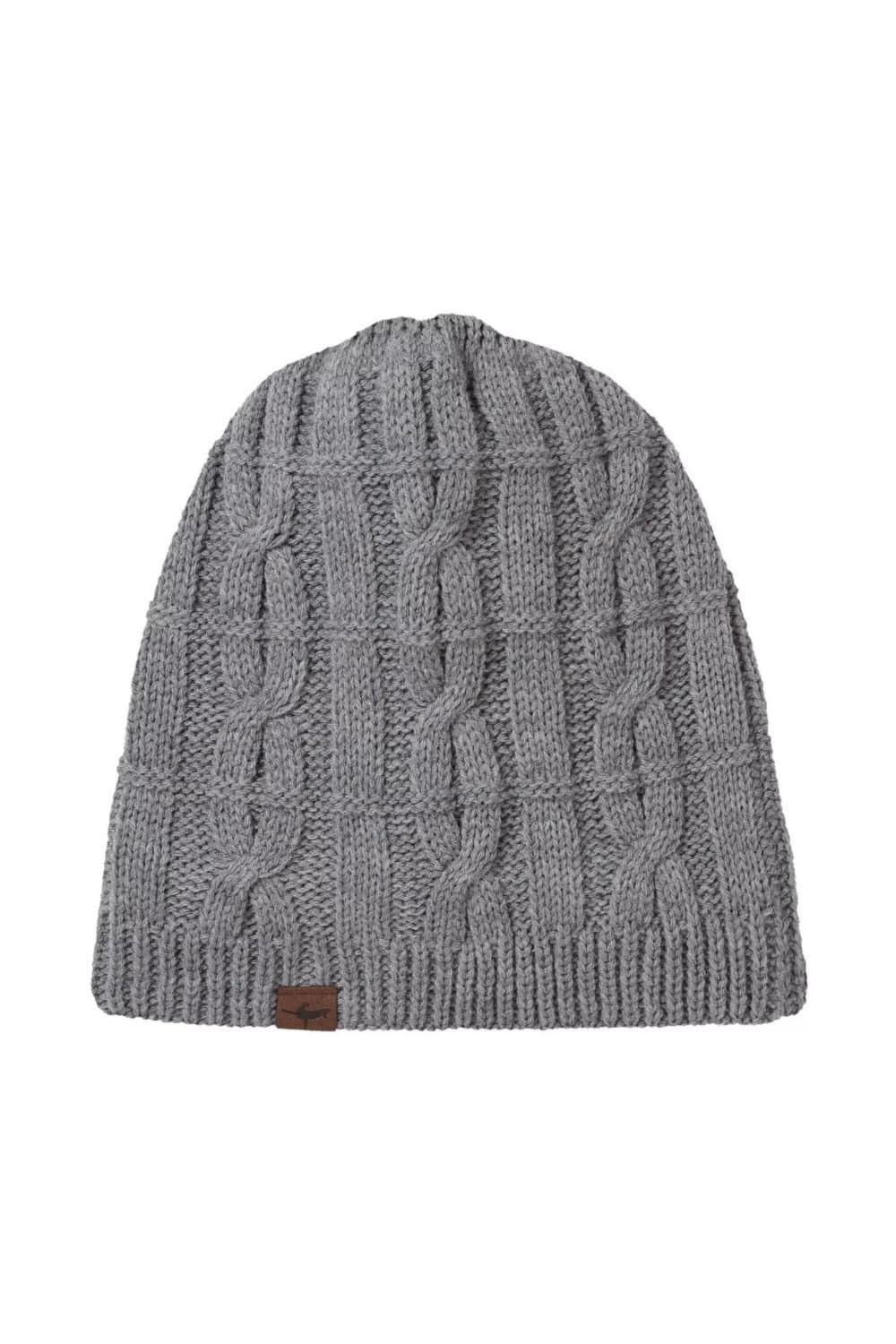 SealSkinz Sealskinz Men's Waterproof Cold Weather Cable Knit Beanie Hat in Grey