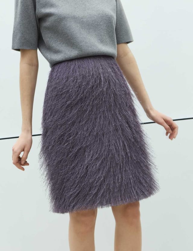 Marks & Spencer M&S Tassel Midi Pencil Skirt Smoke - 2