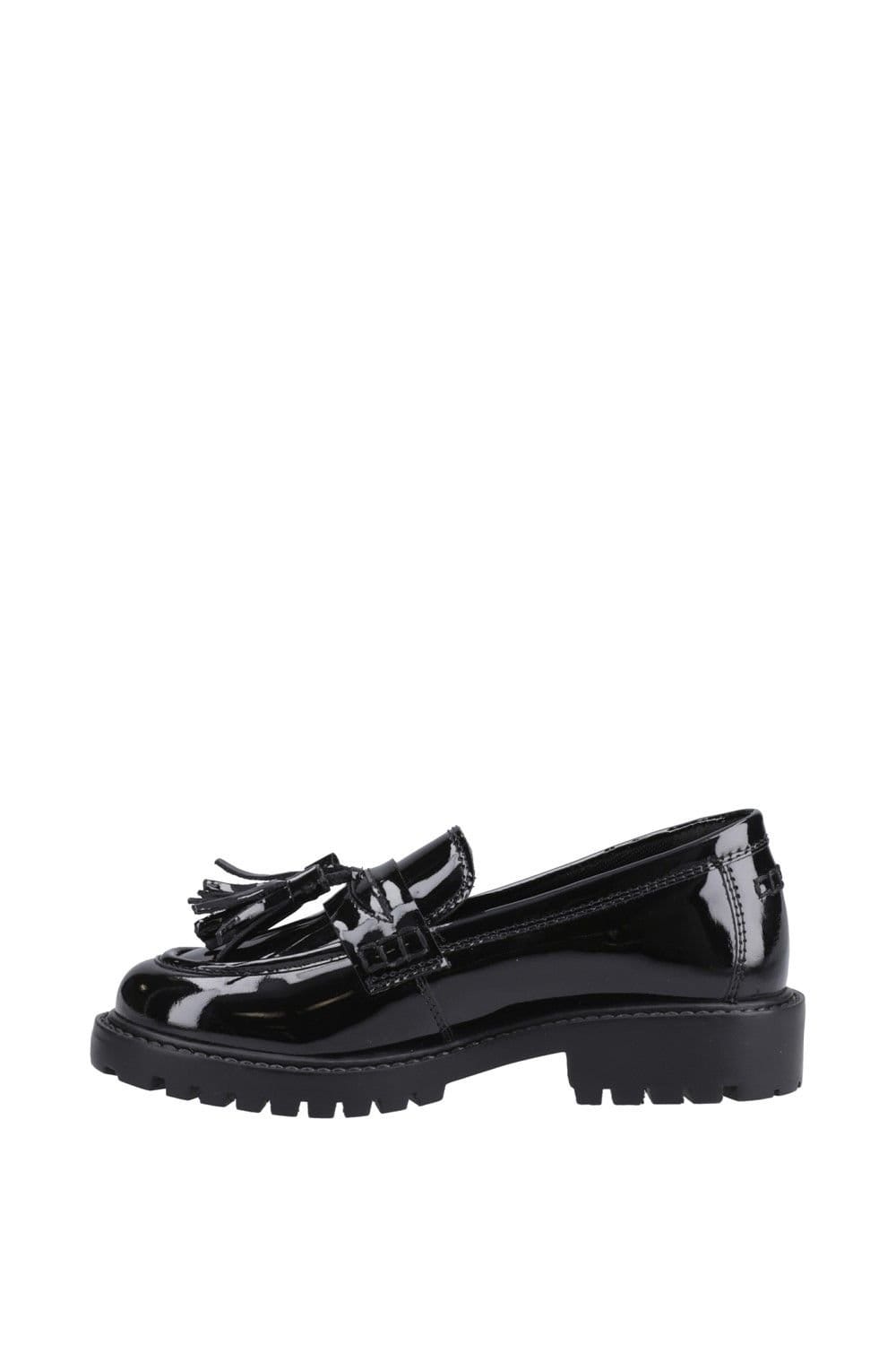 Hush Puppies Hush Puppies Women's Abigail Patent Senior Shoe in Black - 4