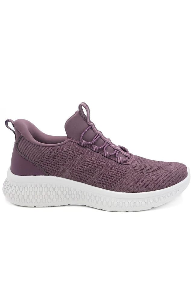 Pavers Pavers Women's Easy Step In Lightweight Memory Foam Trainers in Purple - 2