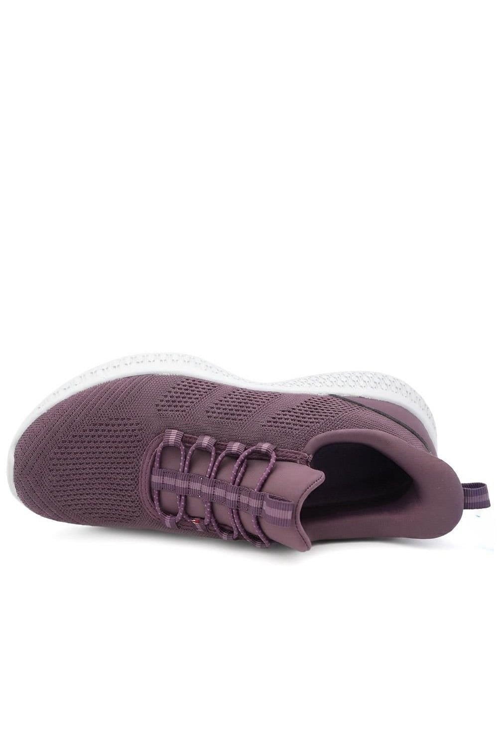 Pavers Pavers Women's Easy Step In Lightweight Memory Foam Trainers in Purple - 4