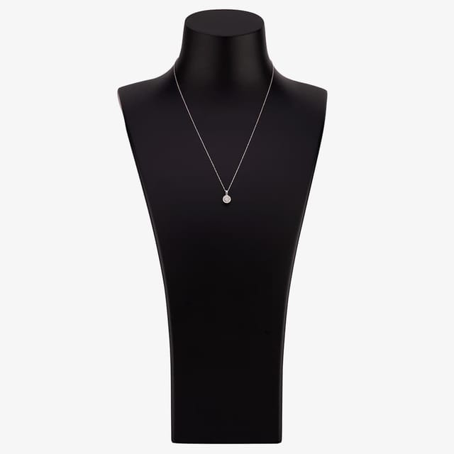 T.H.Baker T.H.Baker Women's 9ct White Gold 0.50ct Diamond Cluster Halo Jewellery Set TH0121763 in Silver - 2