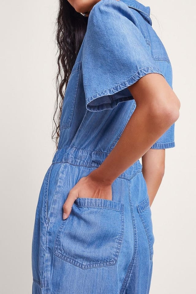 Monsoon Monsoon Women's Tara Denim Jumpsuit in Blue - 2