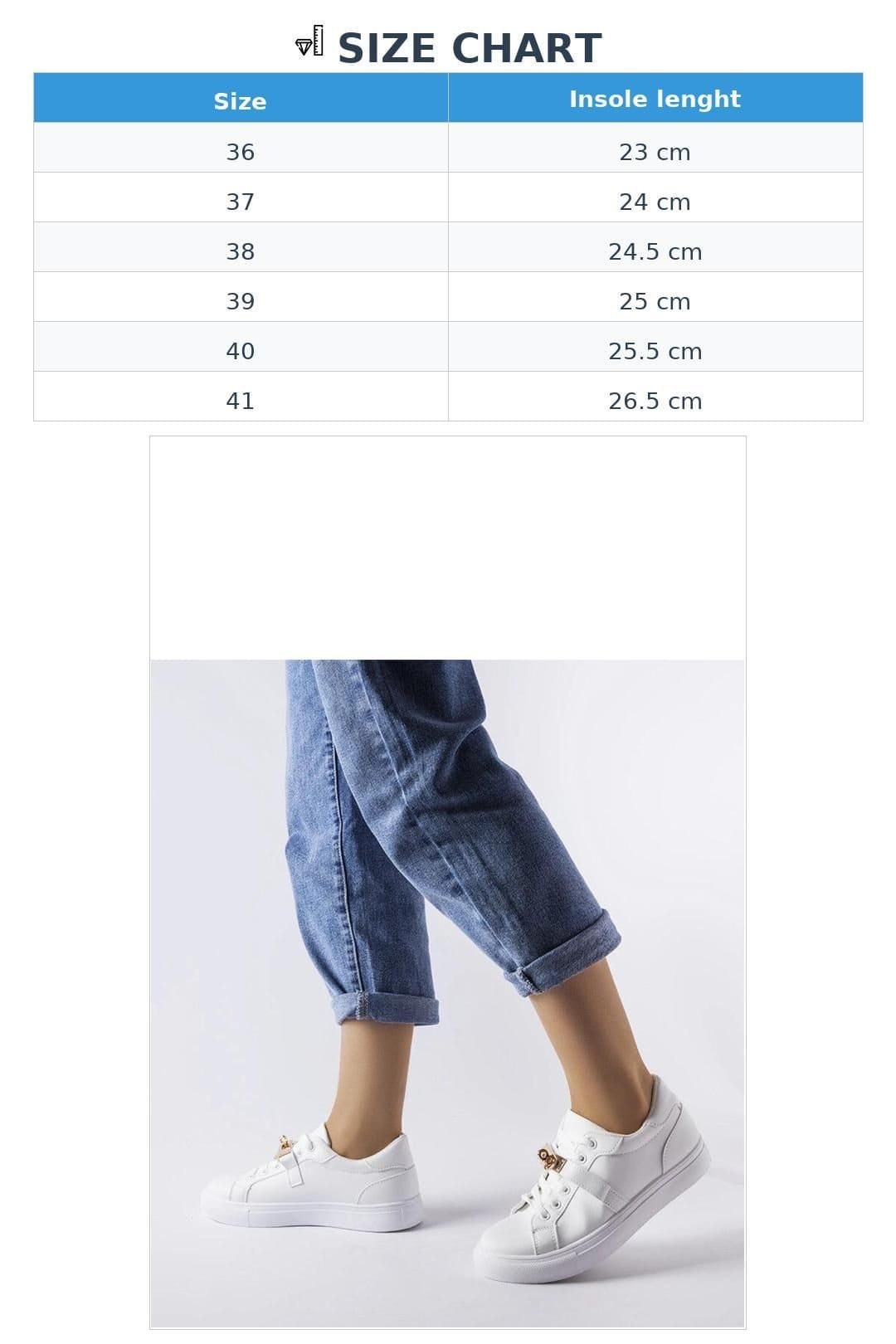 Love Lace Love Lace Women's White Sneakers with Gold Accent for Autumn Winter - 4