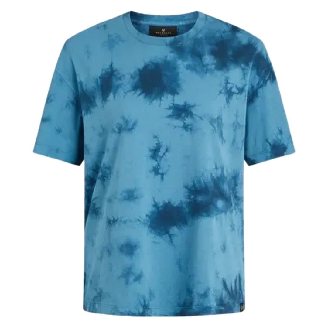 Belstaff Belstaff Women's Wave Dye Ride Ocean Blue T-Shirt