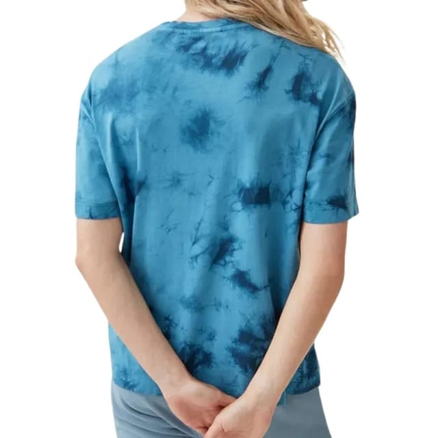 Belstaff Belstaff Women's Wave Dye Ride Ocean Blue T-Shirt - 2