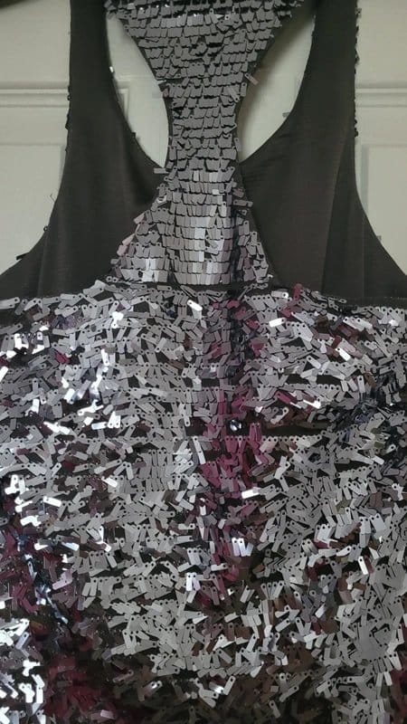 New Look Gunmetal Grey Sequin Mini Dress