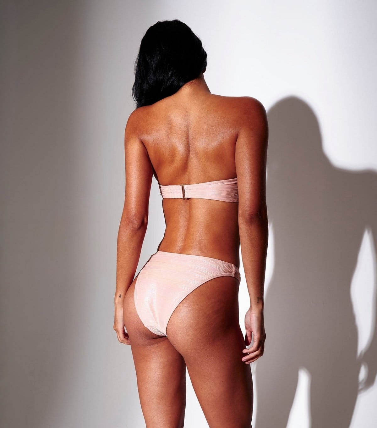 South Beach Women's Light Pink High Leg Bikini Briefs South Beach New Look - 4
