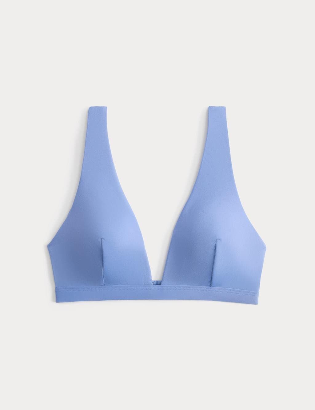 Marks & Spencer M&S Deep Plunge Bikini Top Hyacinth