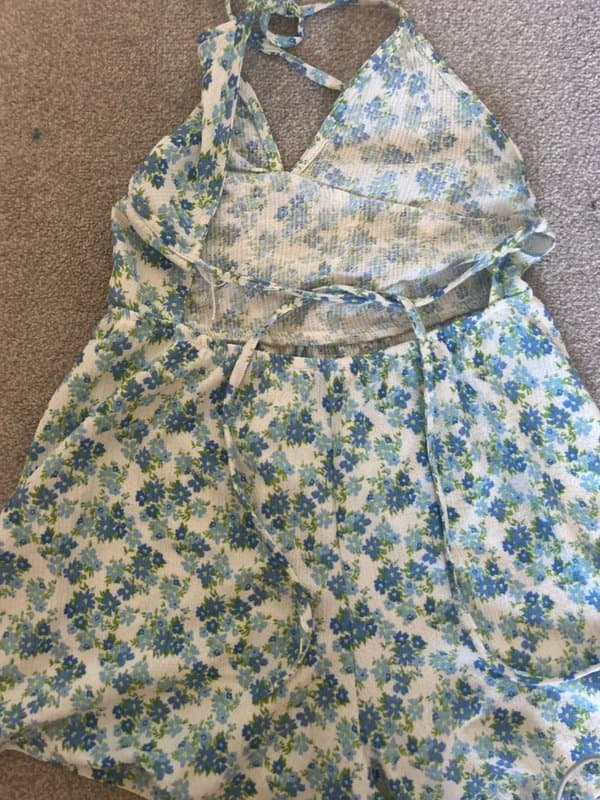 Bershka Flowery jumpsuit