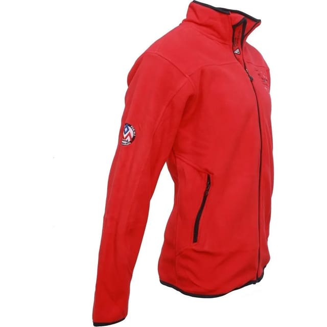 Peak Mountain Peak Mountain Men's Fleece Jacket Conac in Red - 2