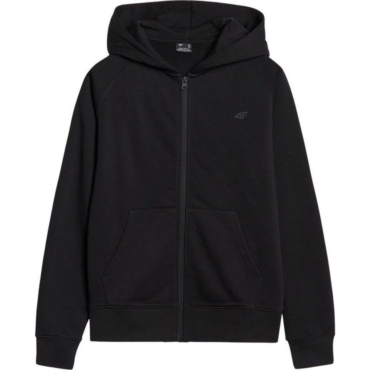 4F Women's Full Zip Hoodie in Black