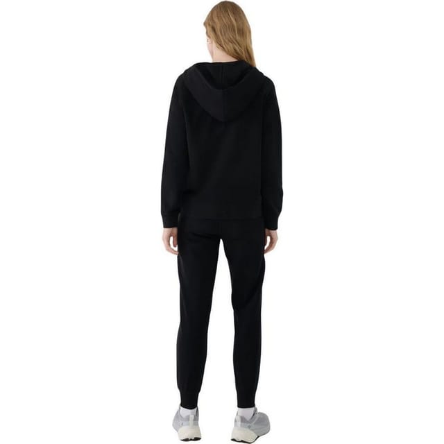 4F 4F Women's F1763 Full Zip Hoodie in Black - 2
