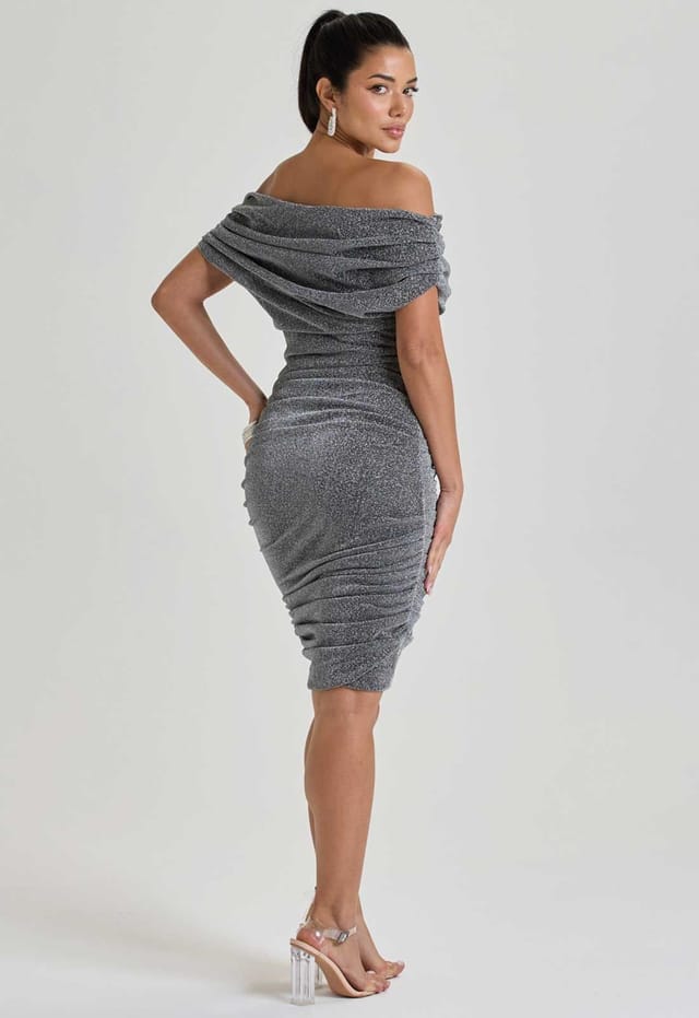 Little Black Dress Little Black Dress Women's Julia Cocktail Dress in Silver - 2
