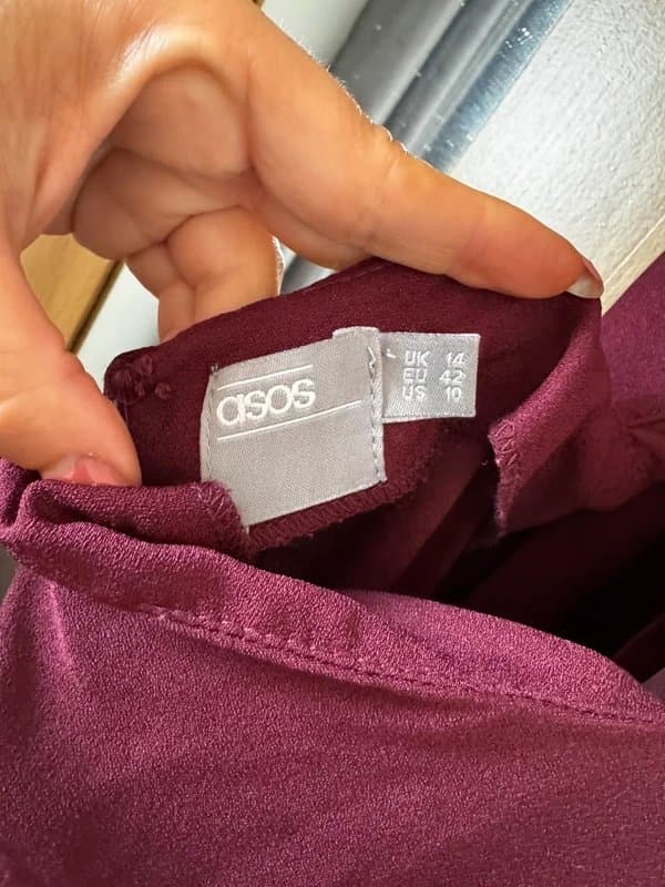 ASOS Backless halter dress