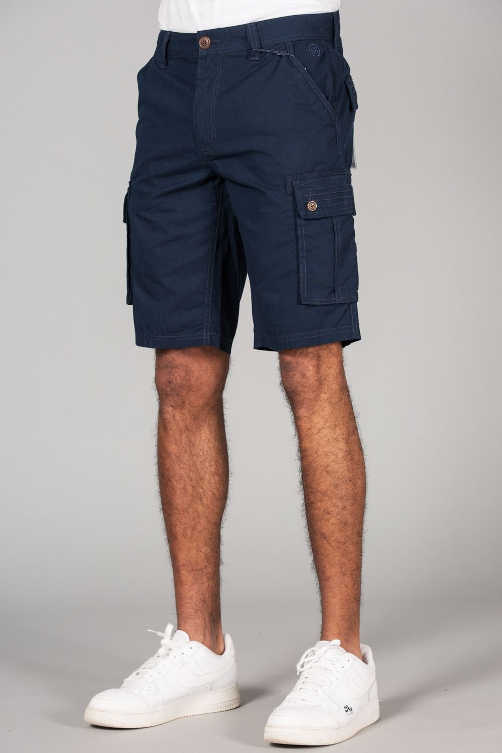 Tokyo Laundry Tokyo Laundry Men's Cotton Cargo-Style Short with Pockets in Navy - 4