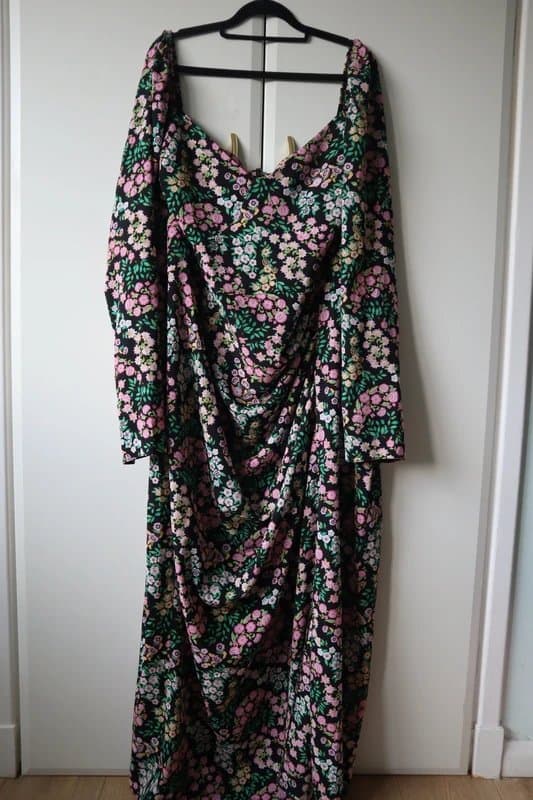 ASOS ASOS design women’s curve floral dress with side slit