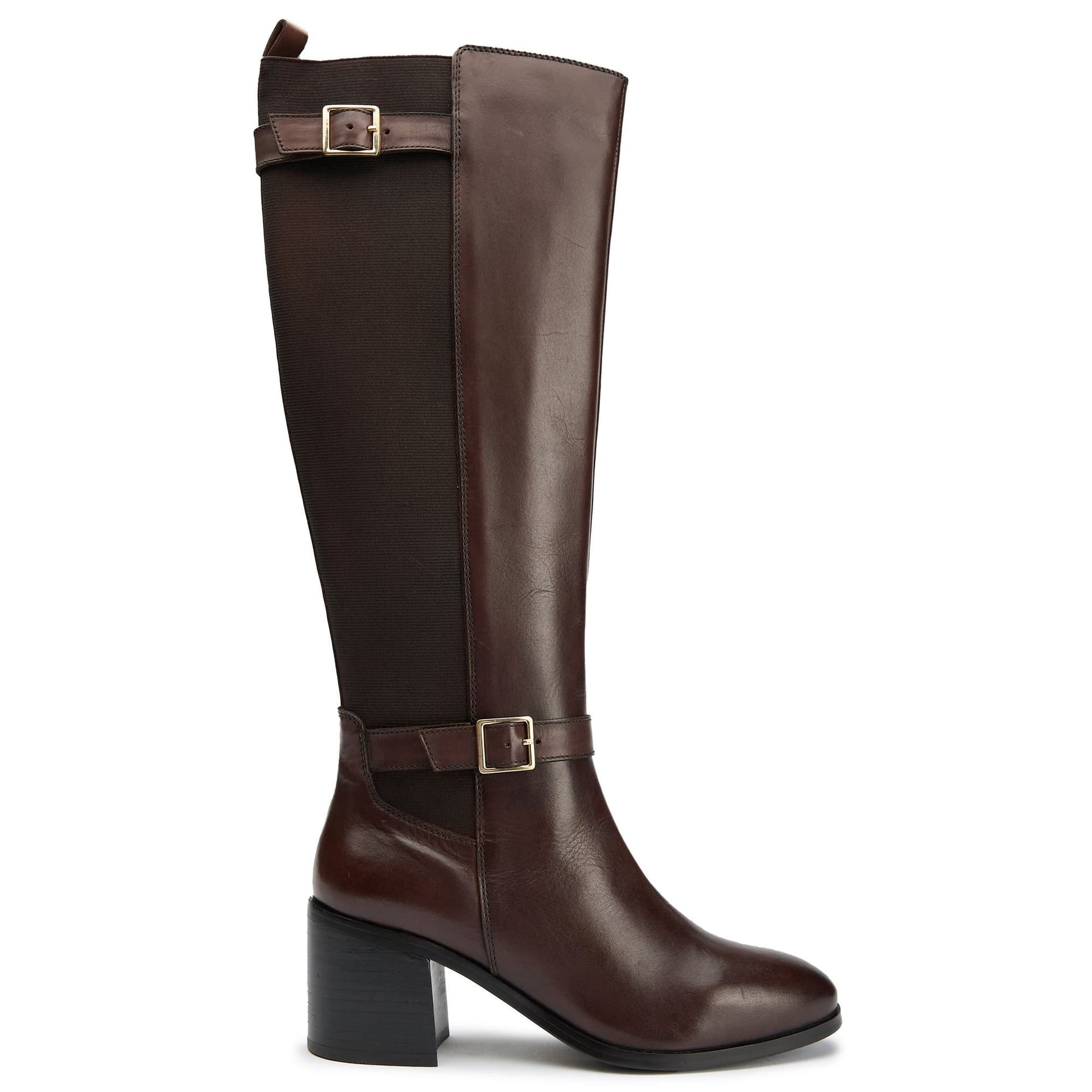 SOLE SOLE Women's Gotta Elasticated Knee High Boots in Brown
