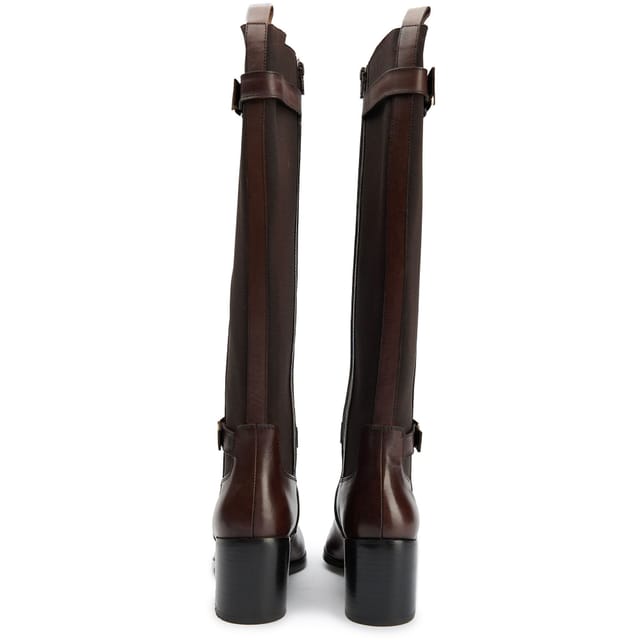 SOLE SOLE Women's Gotta Elasticated Knee High Boots in Brown - 3
