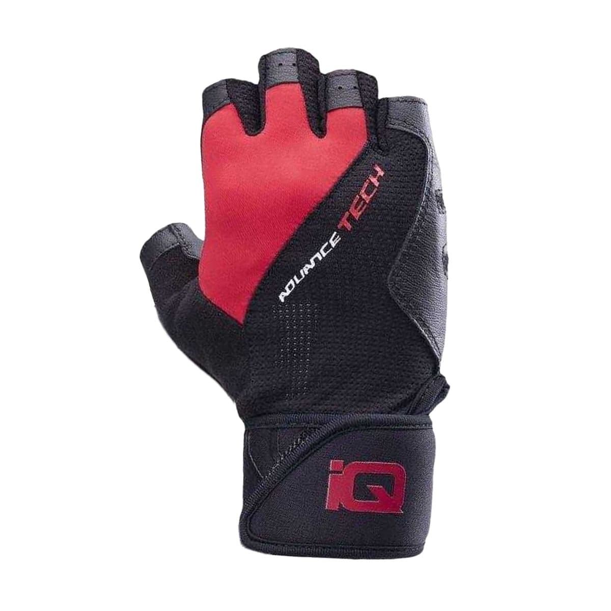 IQ IQ Men's Ibro Leather Fingerless Training Gloves in Black