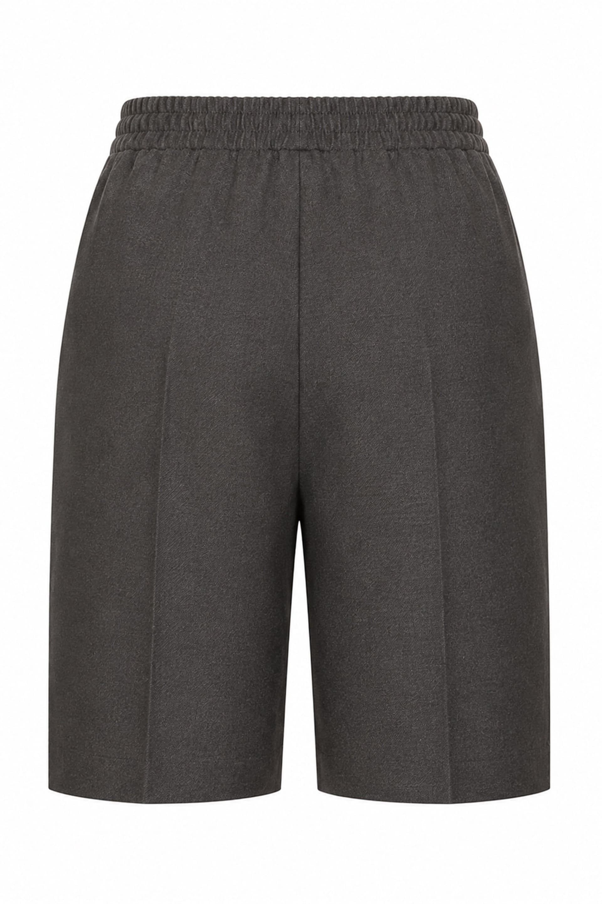 David Luke David Luke Men's Bermuda Length School Shorts in Charcoal