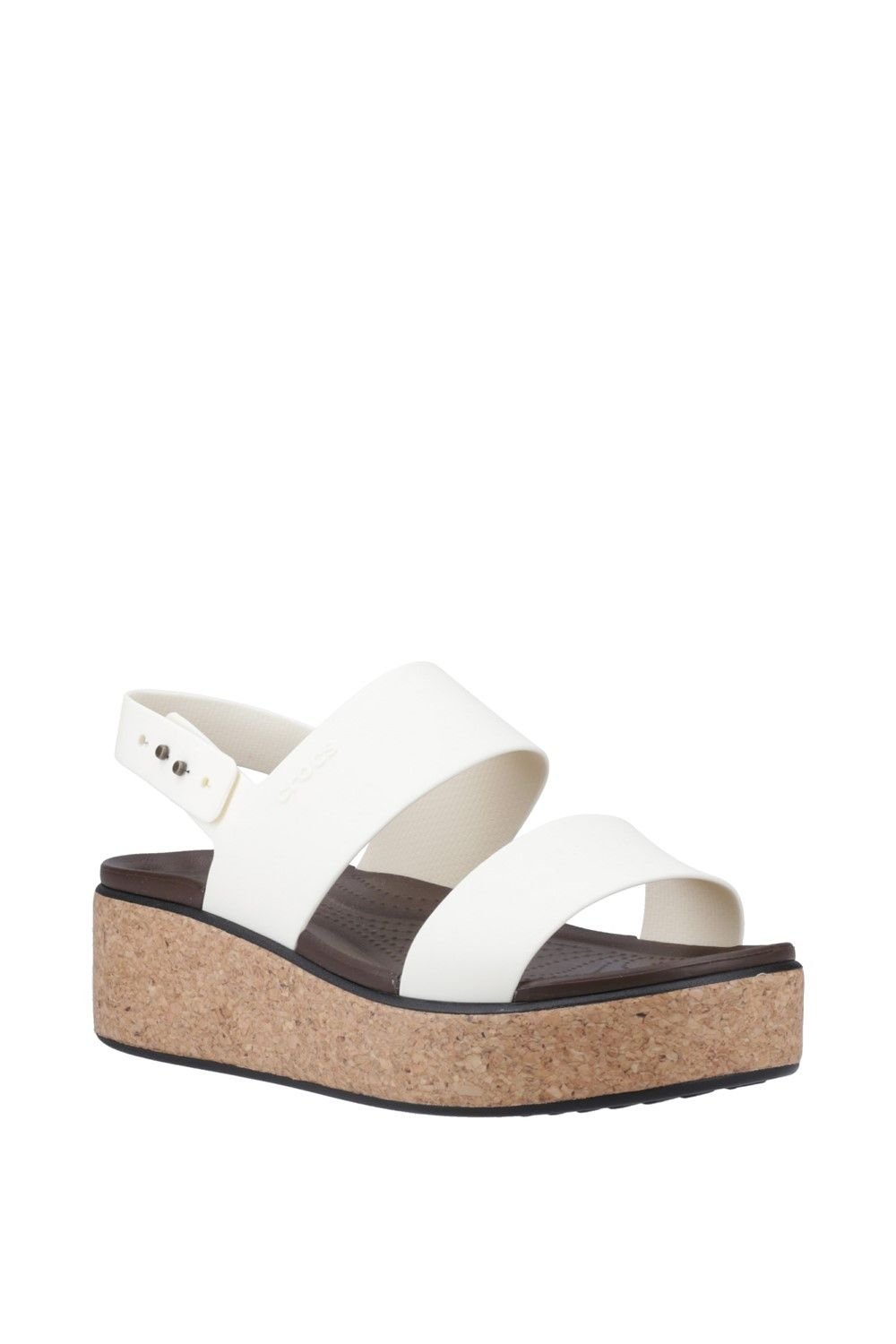 Crocs Crocs Women's Brooklyn Cork Low Wedge in Off-White - 2