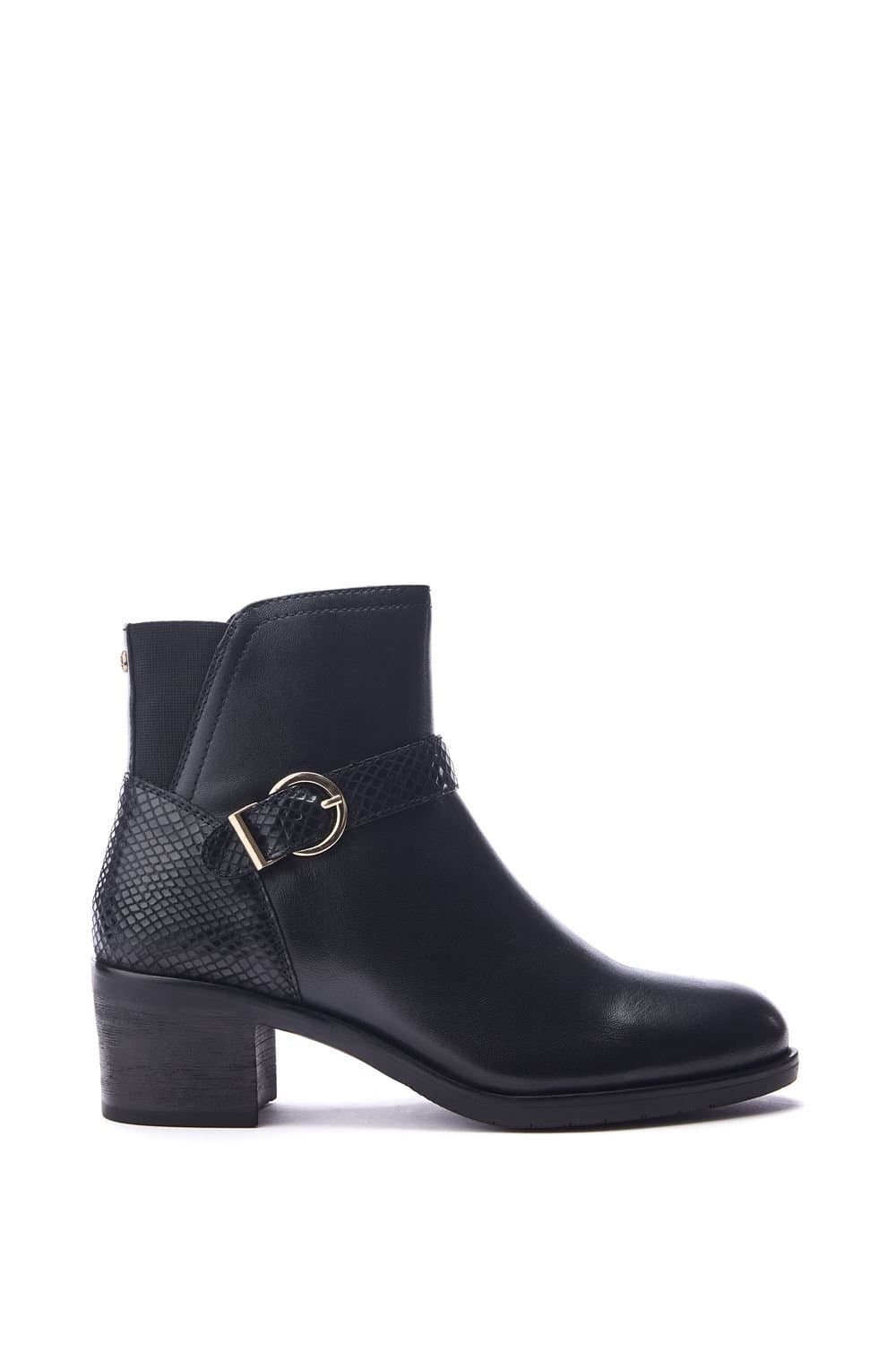 Moda In Pelle Moda In Pelle Women's 'Leighton' Leather Heeled Boots in Black