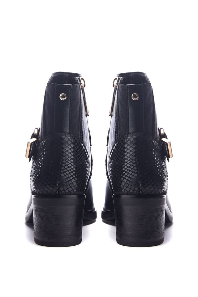 Moda In Pelle Moda In Pelle Women's 'Leighton' Leather Heeled Boots in Black - 3