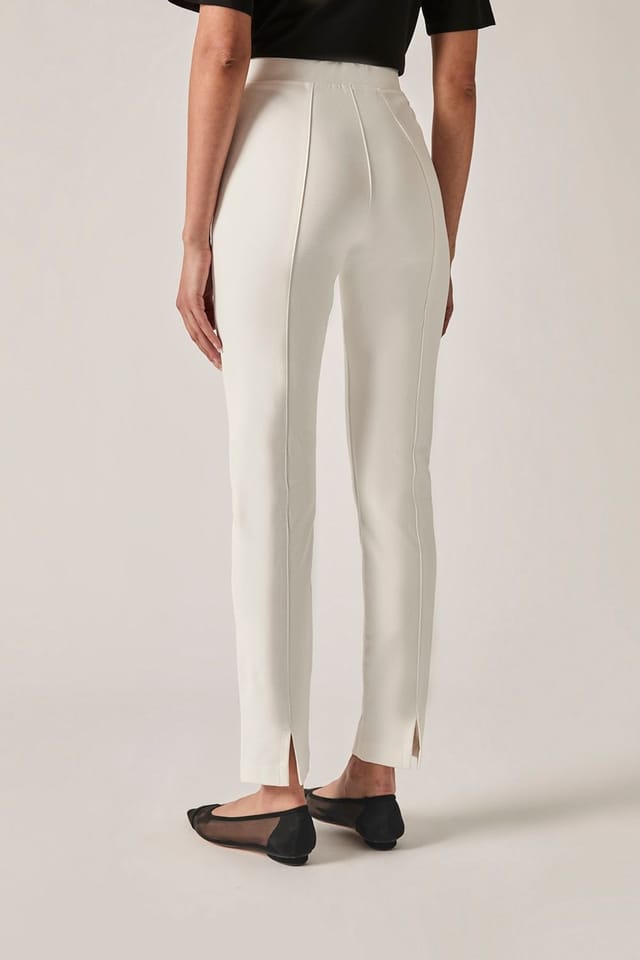 James Lakeland James Lakeland Women's Cigarette Trousers Cream - 2