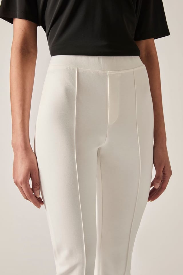James Lakeland James Lakeland Women's Cigarette Trousers Cream - 3
