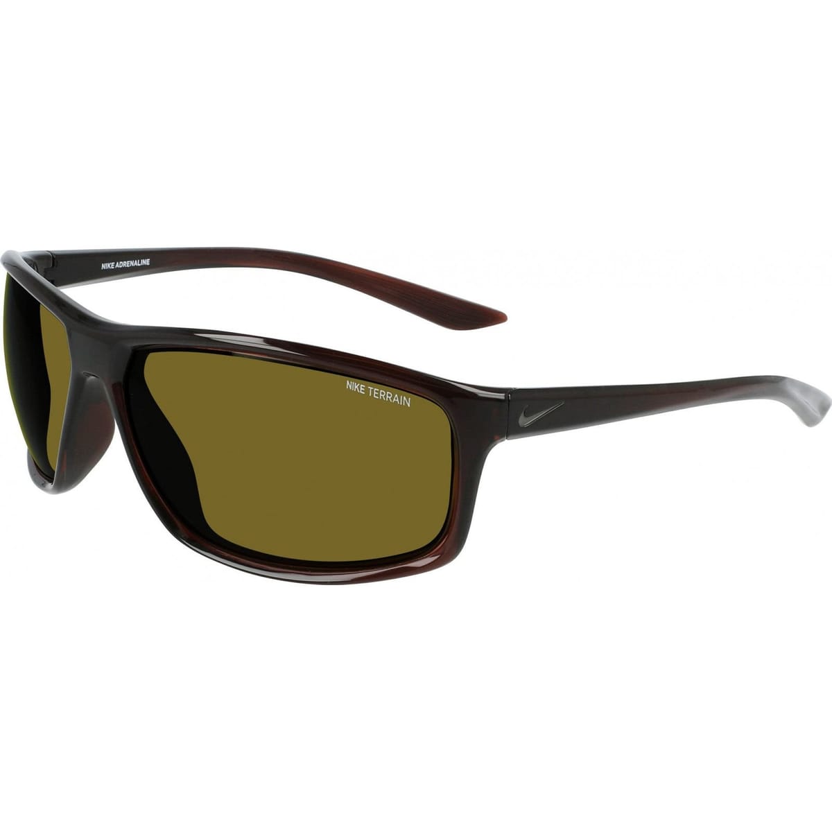 Nike Nike Men's ADRENALINE-E-CW4680-264 Square/Rectangle Sunglasses in Brown - 1