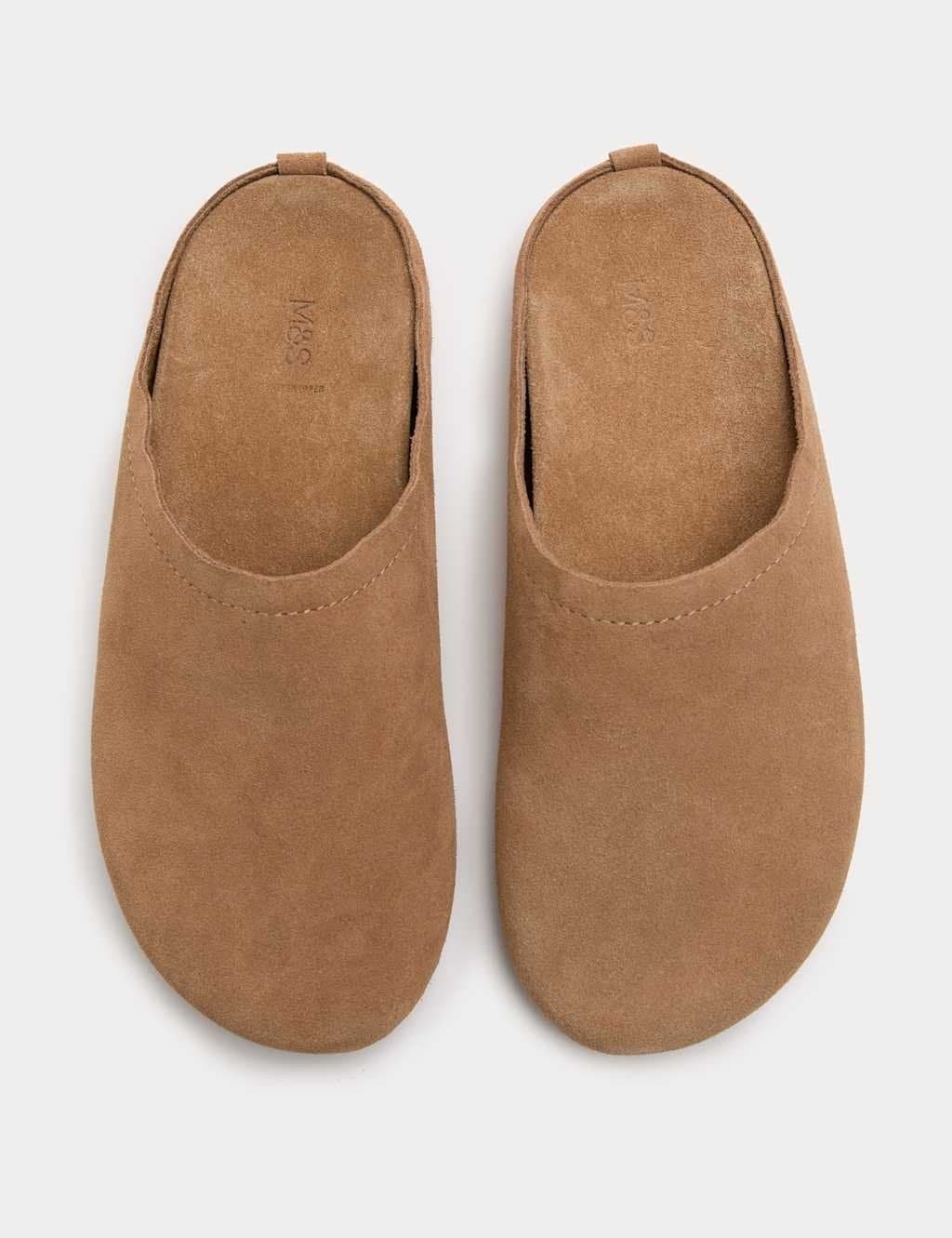 Marks & Spencer M&S Suede Clog Sand